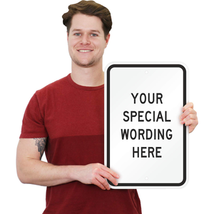 Letrero Vertical Personalizado SmartSign con Texto Personalizable, Letrero para Estacionamiento, Proveedor <span class=keywords><strong>de</strong></span> <span class=keywords><strong>Señales</strong></span> <span class=keywords><strong>de</strong></span> Tráfico con Certificación ISO - Product Image 3