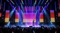 Disco Lights 20x2 Led Full Color Luces Dj Club Effet Noir DMX Matrix Bar Blinder Dj Lights