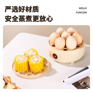 Egg Cooker Steamer Triple Layer 1-18 Eggs Automatic Power Off Electric Plastic Housing Mini Multi Functional - Product Image 3