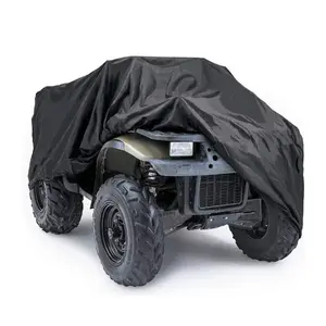 OEM All Weather Protection 150D Oxford Quad 4 Wheeler Waterproof Strong ATV Cover with Elastic Base Wrap