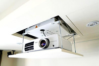 Porte-projecteur électrique pour Home cinéma, avec télécommande, montage au plafond, caché, mouvement motorisé