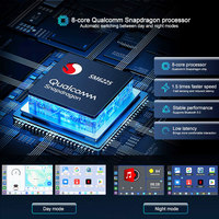 Streaming Media Android Carplay Ai Box 8GB 128GB Adaptador inalámbrico Carplay OPEN Android 13 QCM6225 Chipset WIFI