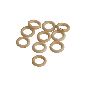 Anelli in legno Ilan 30 mm 10 pezzi per artigianato e decorazione - Product Image 1