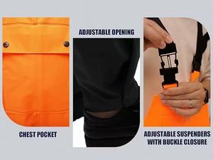 Водонепроницаемая флуоресцентная куртка и брюки - Product Image 3