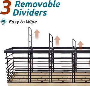 4 bölmeli ekstra büyük mutfak eşyası tutucu çiftlik pişirme malzemesi depolama - Product Image 2