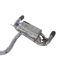 Sistema de Escape Cat-Back Convertible para BMW 440i B58 3.0T F32 F33 F36 2017 con Válvula Electrónica y Sensores de Fábrica Retenidos T304