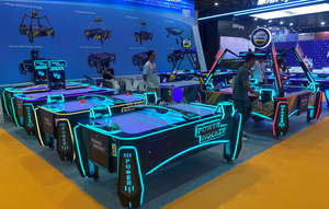 Table de hockey sur air à jetons équipement de divertissement électronique <span class=keywords><strong>Portable</strong></span> pliant Airhocket Venta de Mesa - Product Image 6