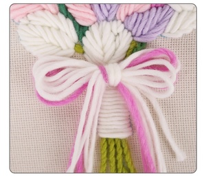 <span class=keywords><strong>Kit</strong></span> de agujas perforadoras rusas DIY, marco de decoración de ramo, <span class=keywords><strong>Kit</strong></span> de agujas perforadoras bordadas DIY - Product Image 6