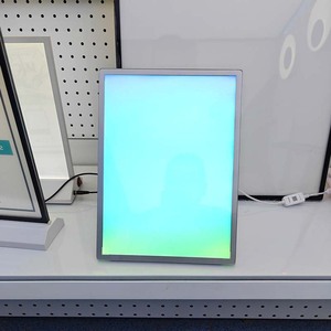RGB Light Box <b>A2</b> Size RGB Color Backlit Light Box Customized Poster Aluminium <b>Frame</b> Tempered Glass Wall Art Light Picture <b>Frame</b> - Product Image 2