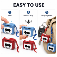 Porte-clés tendance rétro en forme de cassette, mini enregistreur vocal, lecteur de bande, breloque de sac, cadeau souvenir créatif et mignon pour la Saint-Valentin