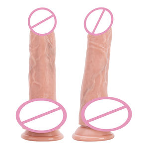 Реалистичный подвижный фаллоимитатор для тела, безопасный силиконовый пенис со скользящей крайней плотью - Product Image 5