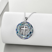 Bijoux fins, pendentif rond personnalisé en argent sterling 925, collier urne pour cendres