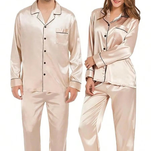 Eco Friendly Luxury Silk Sleepwear Long Sleeved Pajama Set Custom Logo OEM ODM Vietnam Manufacturer Bulk Production Service - Product Image 1