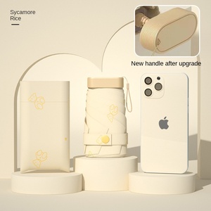 Sombrilla Plegable Manual Negra, Mini, Portátil, Protección UV - Product Image 4