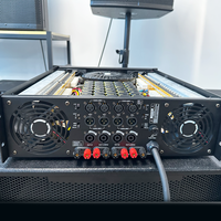 3U Sınıf H 1600W Profesyonel Güç Amplifikatörü, 4 Kanal, Aşırı Isınma Korumalı, Sahne ve Kulüp Ses Sistemleri için Uygundur.