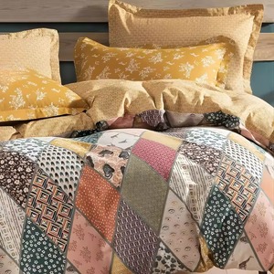 Ready to Ship Cotton Touch Bed <strong>Sheets</strong> Sets for Bed <strong>King</strong> <strong>Size</strong> Bedding Set with Curtains and Carpet - Product Image 1