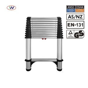 Đa mục đích 12.5 ft Hợp kim nhôm Kính thiên văn thang mở rộng stepladder Trọng lượng nhẹ Kính thiên văn thang - Product Image 2