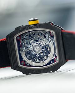 Reloj deportivo de lujo con esfera de cristal de zafiro calado, caja de fibra de carbono, moderno, ligero, automático, para hombre. - Product Image 6