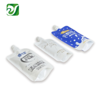 Sac d'emballage de gelée de jus de yaourt personnaliser debout vers le haut en plastique nylon papier plastique de qualité alimentaire poche de bec de lait