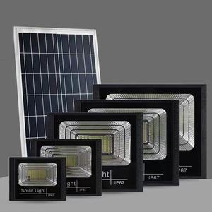 500W 600W โปรเจคเตอร์Lampeกลางแจ้งพลังงานแสงอาทิตย์โปรเจคเตอร์ 100W 200W 300Wกันน้ําMarine ABSพลังงานแสงอาทิตย์ไฟLEDน้ําท่วม 300W