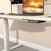 Bureau intelligent de bureau pour maison et bureau, avec deux moteurs, électrique, réglable en hauteur