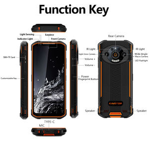 Smartphone Android 13 ultra-mince <span class=keywords><strong>8</strong></span> Go + 256 Go robuste 9600mAh Octa Core 64MP Caméra 5G CDMA Étanche LTE IP68 Écran LCD - Product Image 4