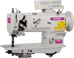 Machine à coudre industrielle RONMACK RM-1541S-7 à point noué, simple aiguille, avec coupe-fil automatique, lit plat et alimentation par entraînement motorisé pour usine de confection - Product Image 1