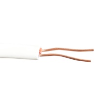 Kabel Tembaga Padat Kembar Berlapis PVC BVVB Kelas Unggulan 2 Inti 1.5 2.5 4.0 6.0 Penutup Putih Merah Hitam 300/500v