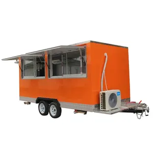 JX-FS450 Straße Mobile Camping Travel Caravan Food Trailer Mobile Food Truck für den Verkauf