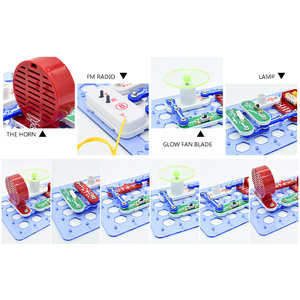 Bloques Electrónicos Encajables, Kit de Circuitos, Juguete STEM, Proyecto de Construcción Interactivo, Unidad de Aprendizaje, Robusto, Descubrimiento de la Física - Product Image 4