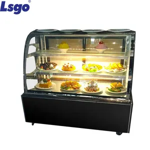 Refrigerador Horizontal para Tartas, refrigerador comercial de calidad Superior para puerta de vidrio