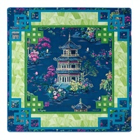 Nappe de Mahjong de Luxe Antidérapante en Microfibre Polyester et Caoutchouc Naturel, Tapis de Jeu Pliable et Portable pour Jeux de Cartes Familiaux
