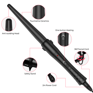 Mini boucleur de cheveux de tubes facile à boucler, fer à boucler avec logo personnalisable, avec un stock adéquat, vente en gros à bas prix - Product Image 5