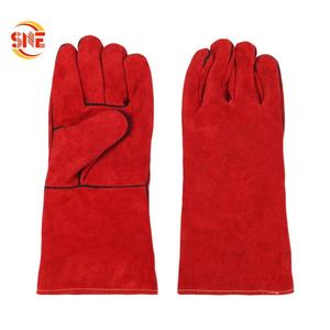 SNELL W2406 ekstra kalın deri eldiven dayanıklı kaynak koruyucu eldiven isı yalıtım aşınmaya dayanıklı özellikler genişletilmiş uzunluk - Product Image 1