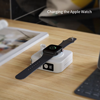 Chargeur Sans Fil 5 en 1 Tendance 2025, Meilleure Vente, Power Banks 10000 mAh Avec Support Téléphone de Bureau Intégré
