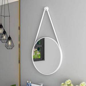 Gương Khung Treo Bằng Hợp Kim Nhôm Trang Trí Hình Tròn Theo Yêu Cầu Gương Treo Tường Phòng Tắm Nhà Tắm - Product Image 2