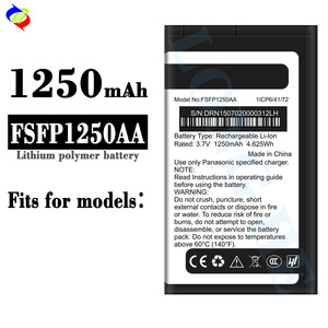Batería de Repuesto de Alta Calidad de 3.7V 1250mAh FSFP1250AA para <span class=keywords><strong>Panasonic</strong></span> - Product Image 2