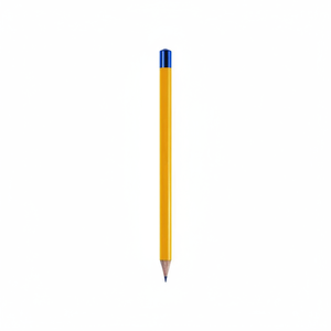 Matita Gialla Grande con Cappuccio Blu, Ordine Minimo 50 Pezzi, Matite Meccaniche - Product Image 2