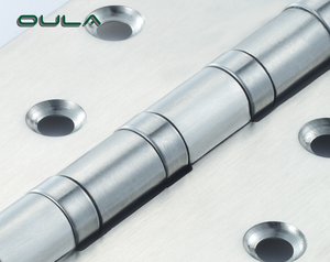 مفصل باب مسطح من الفولاذ المقاوم للصدأ مع محمل كروي تصميم حديث Engsel خشبي بلاستيكي للفنادق - Product Image 4