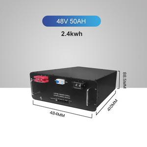 แบตเตอรี่ลิเธียมไอรอนฟอสเฟตแรงดันสูง 48V 50AH/100AH/200AH 4.8KWH/9.6KWH IP65 CAN สำหรับระบบพลังงานแสงอาทิตย์ภายในบ้าน - Product Image 4