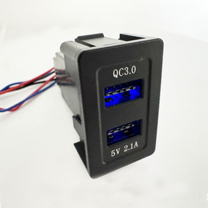 ที่ชาร์จแบตในรถ 2 พอร์ต QC3.0+Type-C ซ็อกเก็ต<span class=keywords><strong>รถ</strong></span>ยนต์อะแดปเตอร์ PD ยูเอสบีคู่ที่ชาร์จโทรศัพท์<span class=keywords><strong>ใน</strong></span><span class=keywords><strong>รถ</strong></span>ยนต์ที่ชาร์จเร็วสำหรับอีซูซุ - Product Image 2