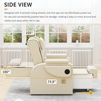 Sillón de Pedicura Eléctrico Reclinable Profesional de Lujo Moderno para Salón de Belleza, Spa de Manicura y Pedicura en Venta