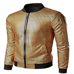 Chaqueta Bomber de Alta Calidad para Hombre, Chaqueta de Vuelo MA1 Delgada, Transpirable, de Nailon Lavado, con Cierre Frontal de Cremallera y Forro de Lana - Product Image 2