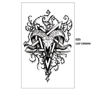 TBS personalizzato scivolo d'acqua mezzo foglio lupo leone tigre <span class=keywords><strong>anime</strong></span> <span class=keywords><strong>tatuaggi</strong></span> temporanei - Product Image 5