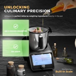 <span class=keywords><strong>Robot</strong></span> Cuiseur Thermique 1800W 3,5 Litres en Acier Inoxydable, Mixeur, Préparateur de Soupes, Smoothies, Shakes, Utilisation Domestique <span class=keywords><strong>et</strong></span> Hôtelière, Électrique - Product Image 5