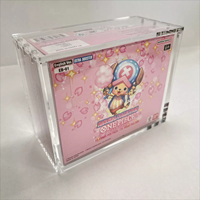 Boîte de protection magnétique en acrylique personnalisable, écologique et résistante à l'eau pour cartes One Piece TCG Reprint OP-01