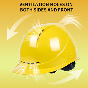 خوذة عمال البناء الأكثر مبيعًا مع إمكانية تخصيص الشعار مجانًا، خوذة أمان للعمال في مواقع البناء، معدات حماية شخصية للهندسة - Product Image 3