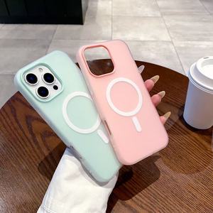 Hot bán Jelly điện thoại bìa cho <span class=keywords><strong>Iphone</strong></span> 17 Pro Max điện thoại trường hợp từ điện thoại di động điện thoại di động Protector phí không dây - Product Image 4