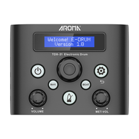 Kit de batterie électronique silencieuse avec peaux en mesh pour studio à domicile