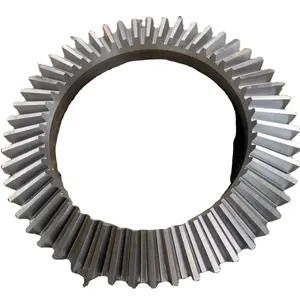 Heavy duty large size OEM Factory CNC Milling Forged casting Hardened straight Bevel Gear wheel